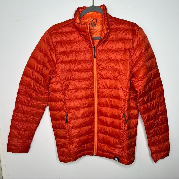 REI Jackets & Coats Rei Coop 65 Down Packable Jacket Orange Size S Small Zip Lightweight